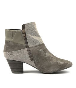 HENNIE GUNMETAL LEATHER
