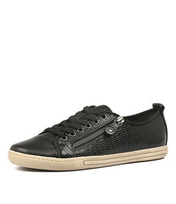 ALLADIN BLACK CROC LEATHER