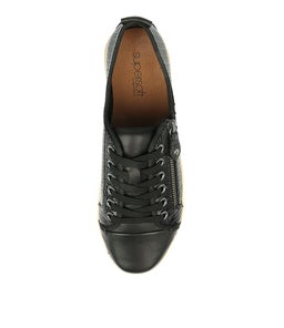 ALLADIN BLACK CROC LEATHER