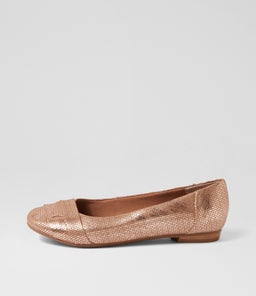 CLAUDEA CHAMPAGNE HATCH SUEDE