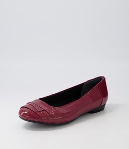 CLAUDEA WINE PATENT LEATHER