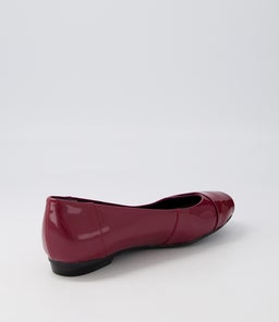 CLAUDEA WINE PATENT LEATHER