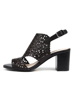 NYLAH BLACK LEATHER
