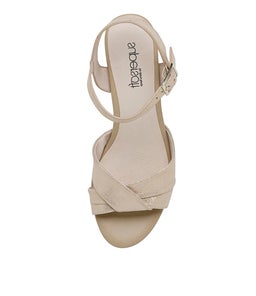 CLEANTHA BLUSH METALLIC LEATHER