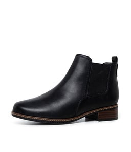 PYPER SU BLACK LEATHER