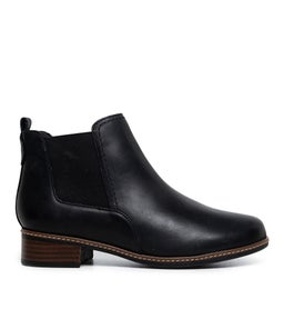 PYPER SU BLACK LEATHER
