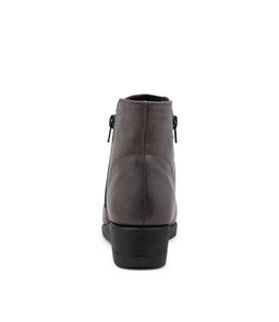 MYSARIA SU DK GREY LEATHER