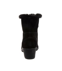 IZZY SU BLACK BLACK NUBUCK FUR