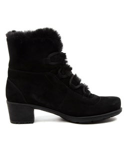 IZZY SU BLACK BLACK NUBUCK FUR