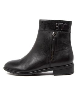 ECHUCA SU BLACK LEATHER
