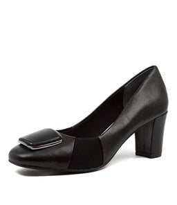 HARINI SU BLACK LEATHER NEOPRENE