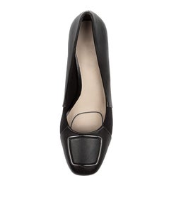 HARINI SU BLACK LEATHER NEOPRENE