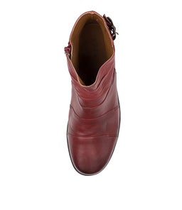JABER SU DEEP CRIMSON LEATHER