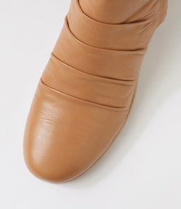 MAXIE SU CAMEL CAMEL LEOPARD LEATHER PATENT