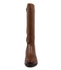 MARCELINA SU BRANDY LEATHER LYCRA