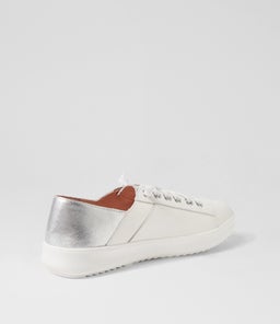 ZAYLAH SU WHITE SILVER LEATHER