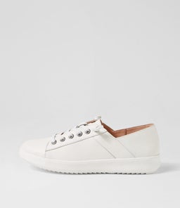 ZAYLAH SU WHITE WHITE SOLE LEATHER