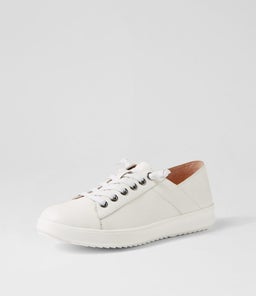 ZAYLAH SU WHITE WHITE SOLE LEATHER