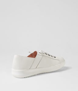 ZAYLAH SU WHITE WHITE SOLE LEATHER