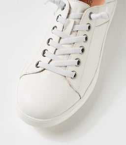 ZAYLAH SU WHITE WHITE SOLE LEATHER