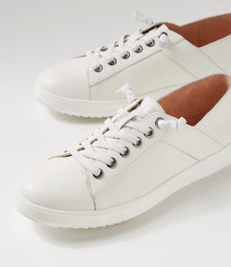 ZAYLAH SU WHITE WHITE SOLE LEATHER