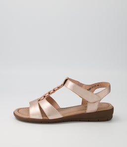 FRANKIE SU ROSE GOLD LEATHER