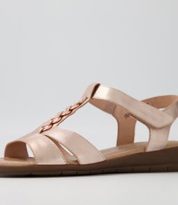 FRANKIE SU ROSE GOLD LEATHER