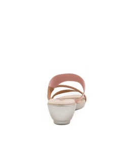 PARALEE SU ROSE GOLD LEATHER ELASTIC