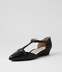 EMBER SU BLACK LEATHER GLITTER