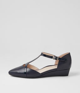 EMBER SU NAVY LEATHER PATENT