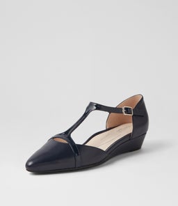 EMBER SU NAVY LEATHER PATENT