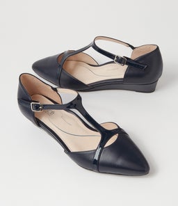 EMBER SU NAVY LEATHER PATENT