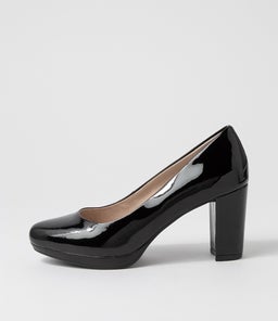SUMMER SU BLACK PATENT LEATHER