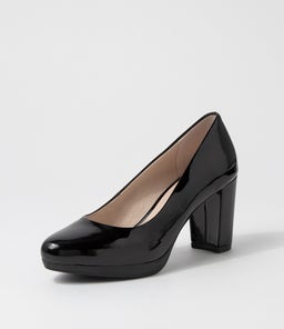 SUMMER SU BLACK PATENT LEATHER