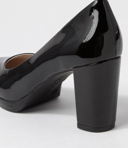 SUMMER SU BLACK PATENT LEATHER