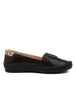 WANDIE SU BLACK TAN LEOPARD LEATHER PONY