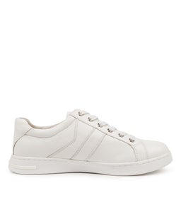 CHERYL2 SU WHITE WHITE SOLE LEATHER