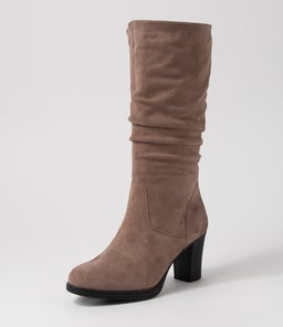 BARMAH SU TAUPE SUEDE
