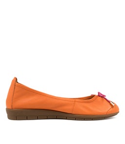 FLEX3 SU ORANGE PINK GUM SOLE LEATHER
