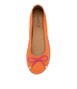 FLEX3 SU ORANGE PINK GUM SOLE LEATHER