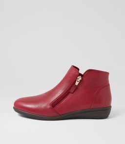 Fallenn Cherry Leather Ankle Boots Fallenn Cherry Leather Ankle Boots