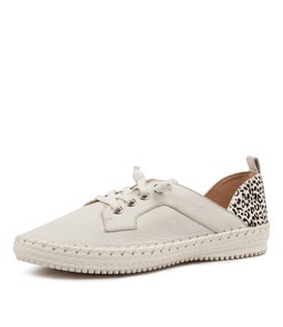 WILLIS SU WHITE WHITE LEOPARD LEATHER PONY
