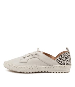 WILLIS SU WHITE WHITE LEOPARD LEATHER PONY