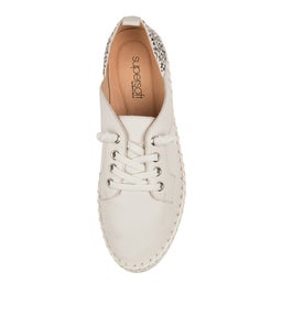 WILLIS SU WHITE WHITE LEOPARD LEATHER PONY