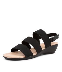 PRACIAL SU BLACK ELASTIC LEATHER