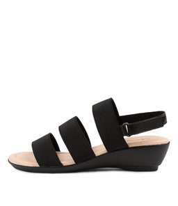 PRACIAL SU BLACK ELASTIC LEATHER