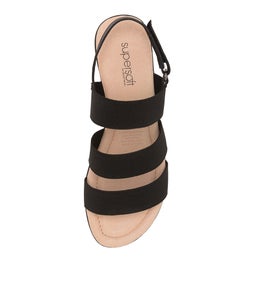 PRACIAL SU BLACK ELASTIC LEATHER