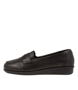 Punis Black Leather Loafers Punis Black Leather Loafers