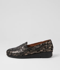 PUNIS SU GUNMETAL PAINT SUEDE