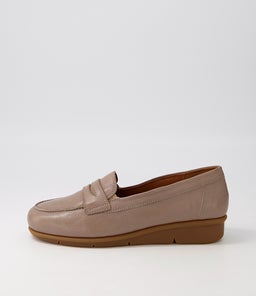 PUNIS SU TAUPE LEATHER